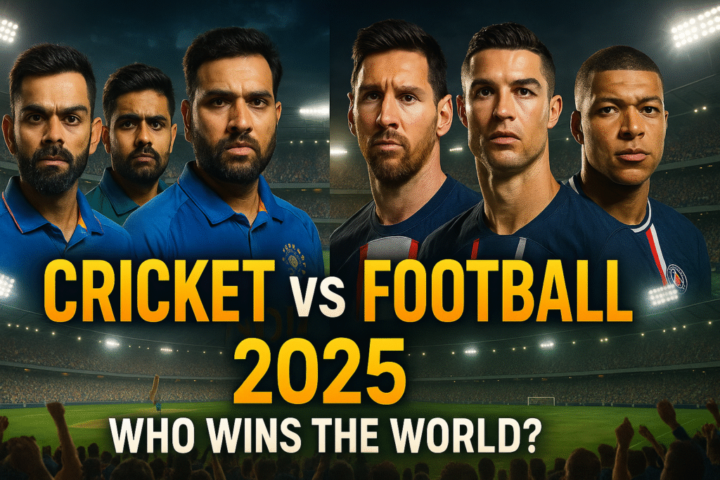 Cricket vs Football Popularity 2025: Who’s Winning the Global Game?